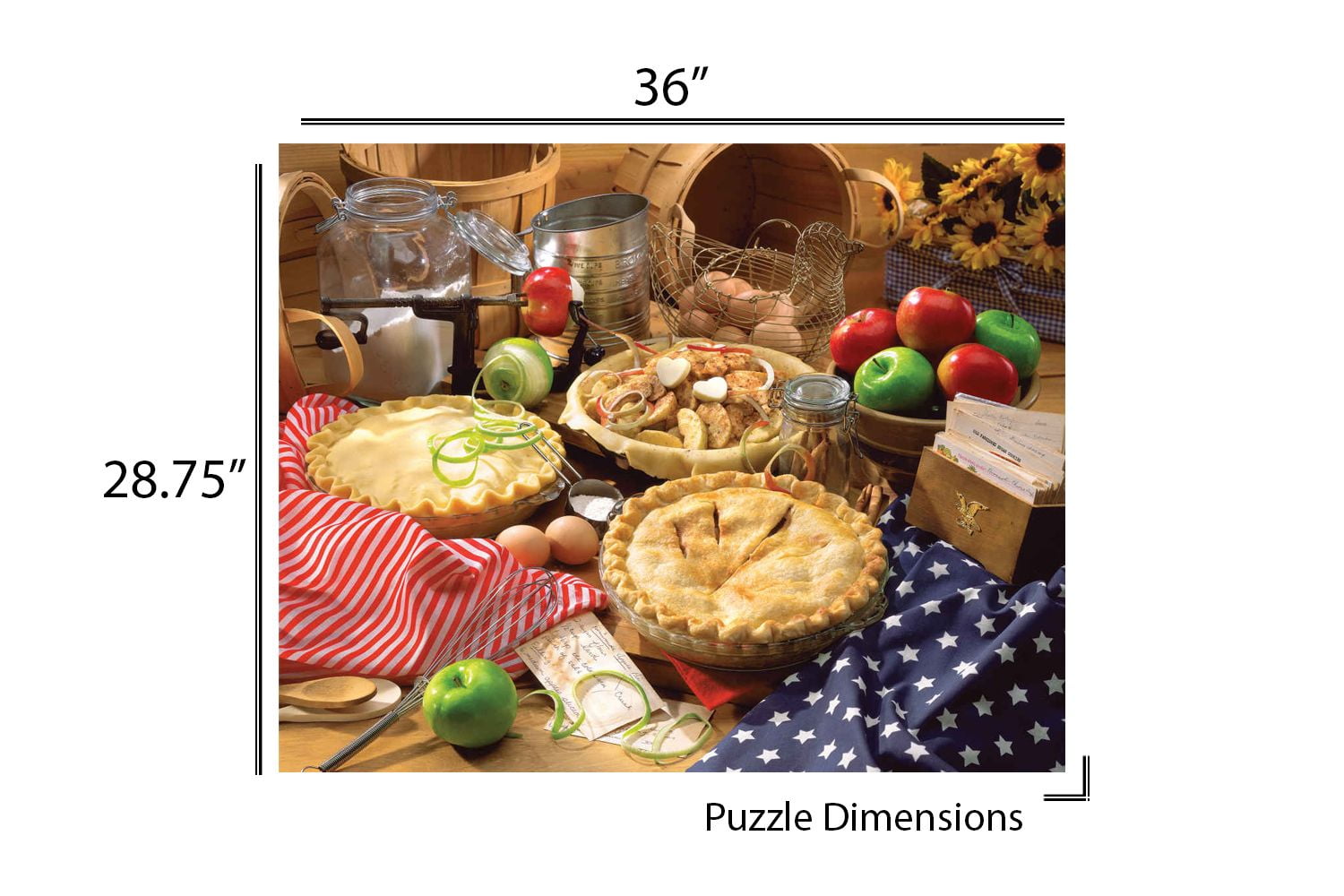 Springbok's 1500 Piece Jigsaw Puzzle Apple Pie