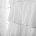 thumbnail image 2 of Quality Home Large Waterfall Ruffle Curtains - White - 52" x 84" (Set of 2 Panels), 2 of 4