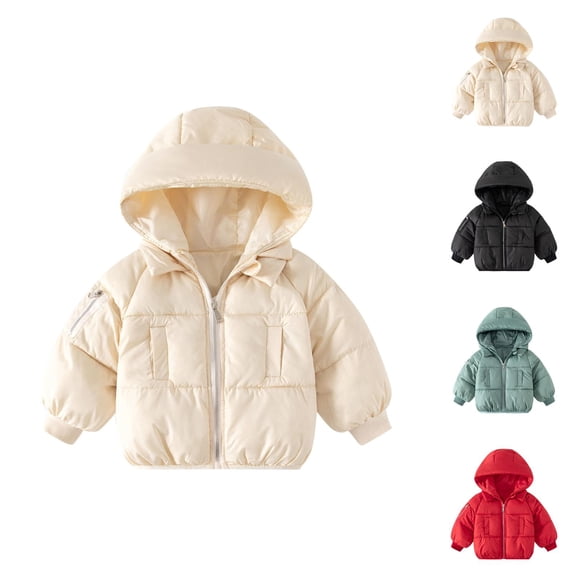 Boys Coat Boys Winter Coat Long Sleeve Patchwork Design Outerwear for Toddler Kids