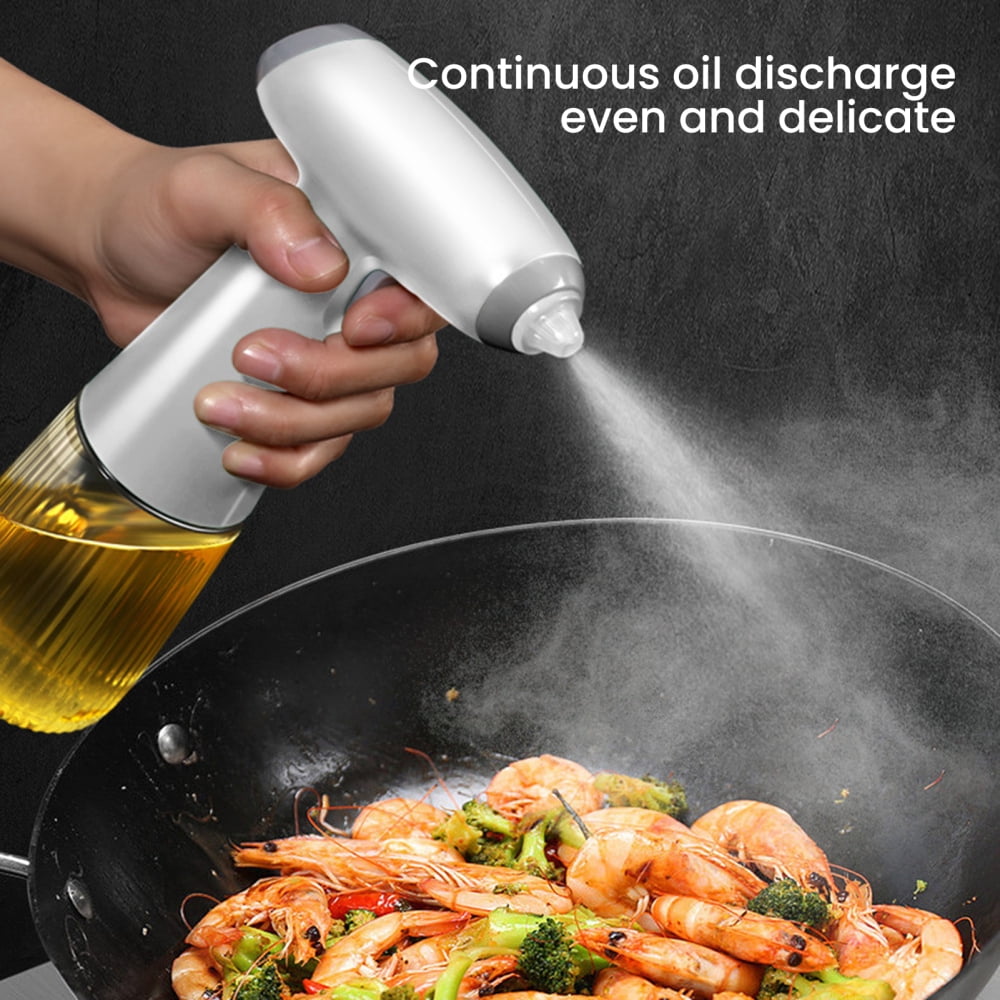 Olive Oil Dispenser Spray Bottle USB Rechargeable Effective Oil Control
