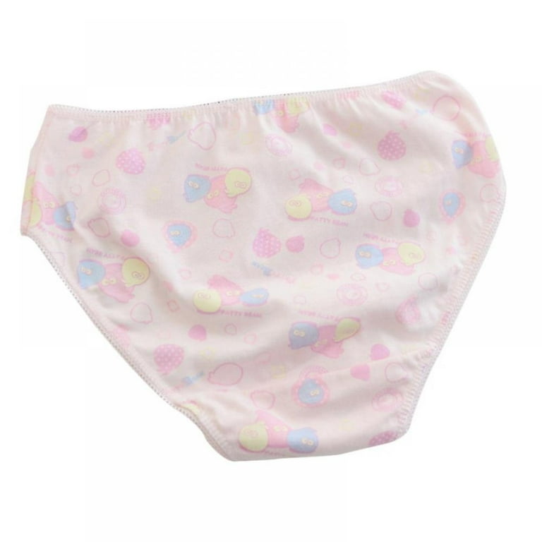 6Pc Little Girls Baby Underwear Soft Cotton Panties Kids Underpants Short  Briefs 