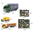 thumbnail image 5 of AURORA TRADE 1 Set Mini Truck Model Real-looking Sturdy Structure Exquisite Handheld Toy Truck Transport Car Carrier for Children, 5 of 8