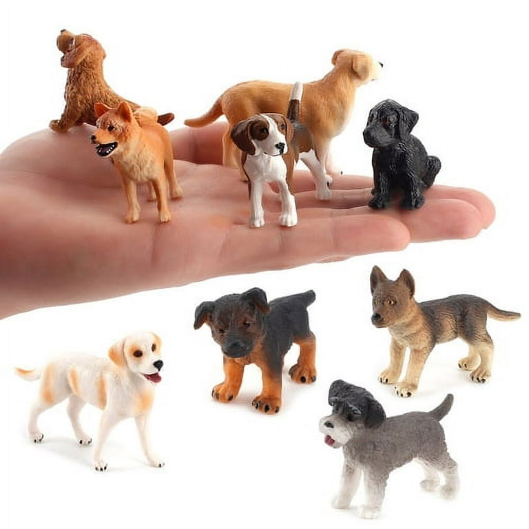 28cm Standing Corgi Dog Cute Toys Puppy Mini Figurine Model Realistic Resin