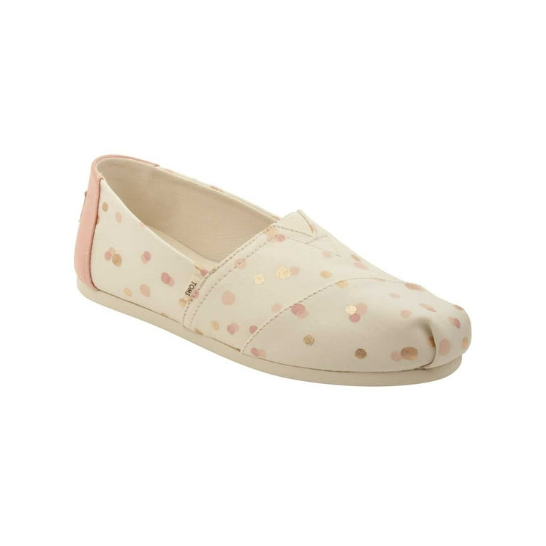 Pale blush metallic dots shop women's classics