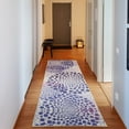 thumbnail image 1 of Abstract Decorative Rug, Modern and Cool Design Surreal Dots Like and Circled Design Art, Quality Carpet for Bedroom Dorm and Living Room, 6 Sizes, Dark Violet, by Ambesonne, 1 of 2