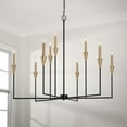 thumbnail image 5 of Capital Lighting 451991AB Avant 9 Light 42" Wide Taper Candle Style Chandelier - Black, 5 of 7