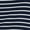 Dark Navy Stripe, variant on Women's Cotton Crewneck Tee with Ruffle Flutter Sleeves, Sizes XS-XXXL