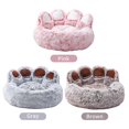 thumbnail image 1 of Plush Dog Bed Bear Paw Shape Pet Bed for Cats and Dogs Cute Soft Dog Basket, 1 of 4