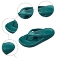 thumbnail image 5 of Rokment Orthopedic Cloud Pillow Slippers for Women Men Unisex Waterproof Swim Pool Arch Support Cushioned Flip Flops Beach Summer Water Sandals Indoor Outdoor Shower Slip on Slides Green Size 10, 5 of 7