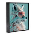 thumbnail image 3 of Stupell Industries Modern Winter Whimsy Fox Black Framed Giclee Art, 12 x 12, by Lazar Studio, 3 of 8