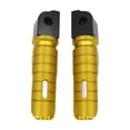 thumbnail image 1 of 1 par de reposapiés traseros de motocicleta premium, piezas de reparación fáciles de instalar Amarillo, 1 of 7