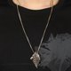 thumbnail image 4 of Fashion Mens Long Chain Necklace Wolf Head Pendant Vintage Men s Boys Love Gift, 4 of 5