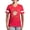 Red, variant on - Boo Haw: Playful Ghostly Design Women's Football T Shirt - Womens Football Shirt