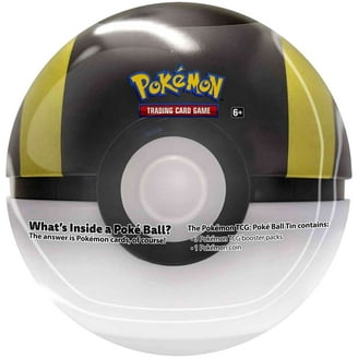 Pokemon Level Ball Pokeball Tin Set, 3 Booster Packs, Coin, 2021