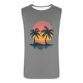 thumbnail image 4 of Taqqpue Mens Plus Size Tank Tops Casual Crewneck Hawaiian Sleeveless Shirts Quick Dry Graphic Beach Coconut Tree Gym Tank Tops for Swim, 4 of 5
