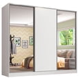 thumbnail image 1 of Ropero Closet Madesa Royale 3 Puertas 2 Espejo Blanco, 1 of 5