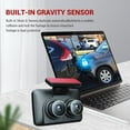 thumbnail image 5 of Dash Cam Front Rear Inside 3 Channel 1080P 4.0 Inch Screen Car D Night Vision G-Sensor Parking Monitor Black, 5 of 5