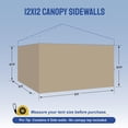 thumbnail image 2 of Paneles Laterales para Toldos CROWN SHADES 12x12 (juego de 4) para Toldos, 2 of 8
