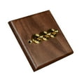 thumbnail image 3 of Fancyes Lighting Switch Plate Premium Wooden Outlet Panel for Living Room Kitchen Hotel Three Levers, 3 of 8