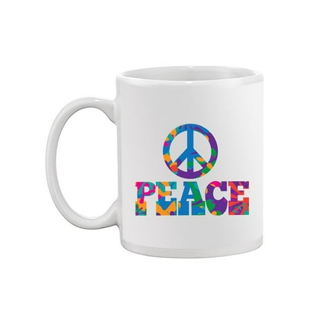 

Colored Peace Quote Mug -Image by Shutterstock