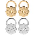 thumbnail image 1 of Durable Alloy Earring Backs for Studs Assorted Color Excellent for Daily Use and Replacement 4 Pieces, 1 of 9