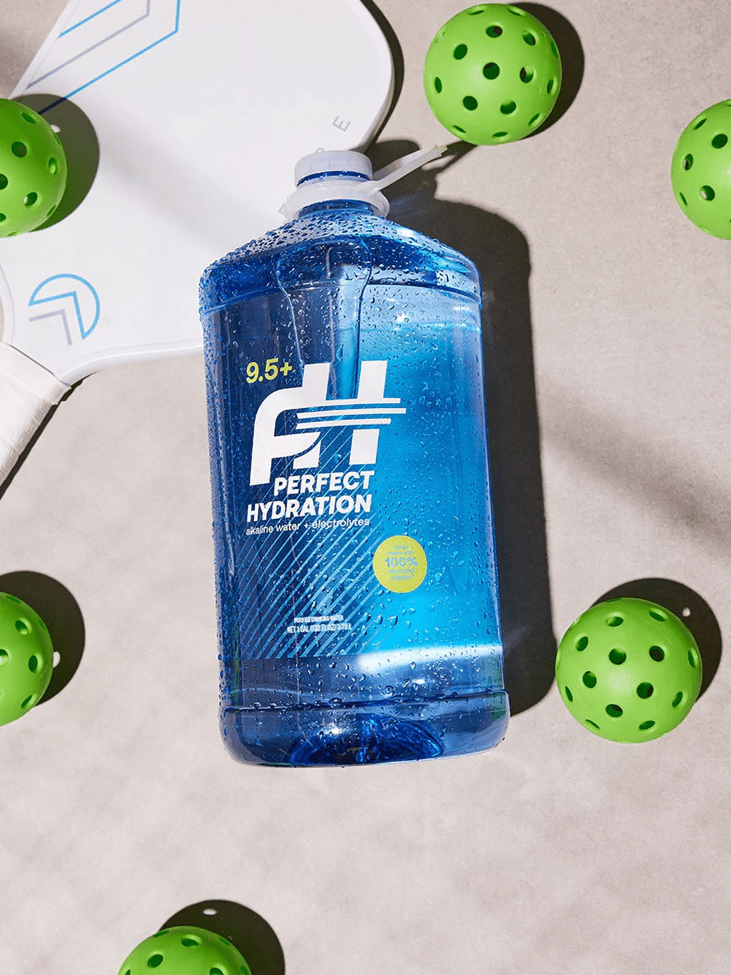 (6 pack) Perfect Hydration 9.5+ pH Alkaline Water, 1 Gallon Bottle