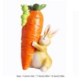 thumbnail image 5 of Easter Holding Ornament Start Stare Rabbit Statue (criar Zanahoria), 5 of 5