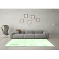 thumbnail image 3 of Ahgly Company Indoor Square Solid Green Modern Area Rugs, 8' Square, 3 of 4