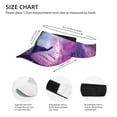 thumbnail image 2 of Bingfone Adjustable Empty Top Sun Visor for Women and Men-Cool Lion Head, 2 of 6