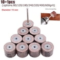 thumbnail image 5 of 10 Pcs Outils Abrasifs Roue de Rabat Disque de Ponçage pour Outil Rotatif, 5 of 5