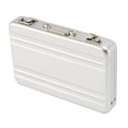 thumbnail image 1 of Aluminum password box Card Case Mini suitcase Password briefcase Silver, 1 of 8