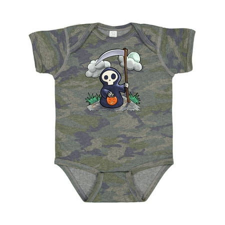 

Inktastic Halloween Trick or Treating Cute Grim Reaper Gift Baby Boy or Baby Girl Bodysuit