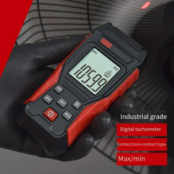 Lightweight Portable Digital Tachometer Measuring Speed Up To 100000 Rpm
