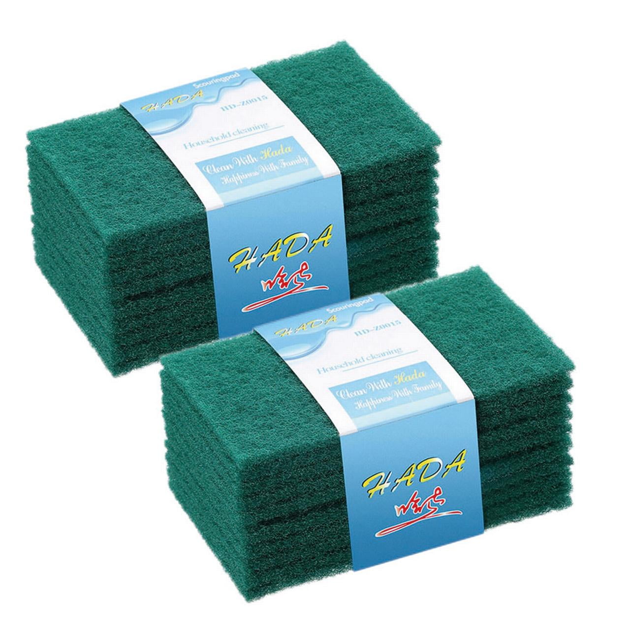 20 PCS Scouring Pad, Multipurpose Dish Scrubber Scouring Pads, Green