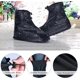 thumbnail image 4 of Rain Shoe Covers Waterproof Boots Plastic Overshoes Galoshes for Women Men Kids,Anti-Slip Overshoes Black （M）, 4 of 5