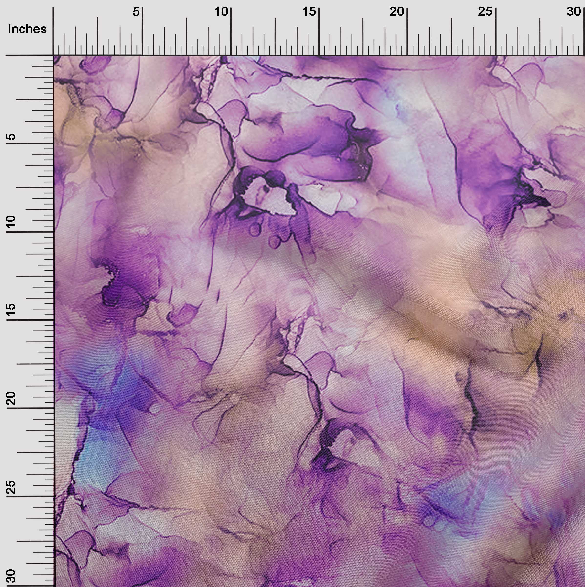 oneOone Cotton Jersey Purple Fabric Abstract Floral Diy Clothing Quilting Fabric Print Fabric By Yard 58 Inch Wide
