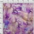 thumbnail image 3 of oneOone Rayon Purple Fabric Abstract Floral Sewing Material Print Fabric By The Yard 56 Inch Wide, 3 of 4