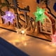 thumbnail image 5 of Luces navideñas, 10 luces LED con forma de copo de nieve, funciona con pilas, para dormitorio, patio, habitación, jardín, fiesta, hogar, decoración navideña, decoración para árbol de Navidad en interi, 5 of 6
