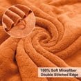 thumbnail image 4 of Kebury 8 Piece Bath Towel Set, 2 Oversize Bath Towels, 2 Hand Towels, 4 Washclothes, Soft Towel Quick Dry Highly Absorbent Shower Bathroom Towels Set Hotel Collection (Orange Red), 4 of 8