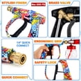 thumbnail image 6 of BEAR FORCE Pressure Washer Spray Gun Power Washer Short Gun with M22 Inlet-14mm & Foam Cannon Foam Gun with 5 Nozzles Tips #035 & 3/8'' Quick Connector, Additional Orifice Nozzle 1.10mm Car Washing, 6 of 11
