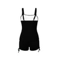 thumbnail image 6 of Women Summer Swimwear Padded Tank Tops Solid Drawstring Shorts, 6 of 7