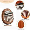 thumbnail image 6 of Mini Kalimba Thumb Piano, Solid Wood 8 Keys Finger Piano, Portable Marimba Musical Thumb Piano with Lanyard, Valentines Gift for Kids Adults Beginners, 6 of 7
