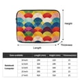 thumbnail image 2 of Colorful Waves Vibrant Dynamic Laptop Sleeve Bag Compatible With MacBook Air / Pro iPad MateBook Tablet Surface HP Lenovo Dell ASUS Acer Laptop Computer Protective Size: 10 inch, 2 of 5