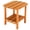 Orange-C:oval Double Layer, variant on Round Adirondack Patio Side Table End Outdoor Tables For Backyard Pool Indoor Companion Easy Maintenance & Weather Resistant(orange)