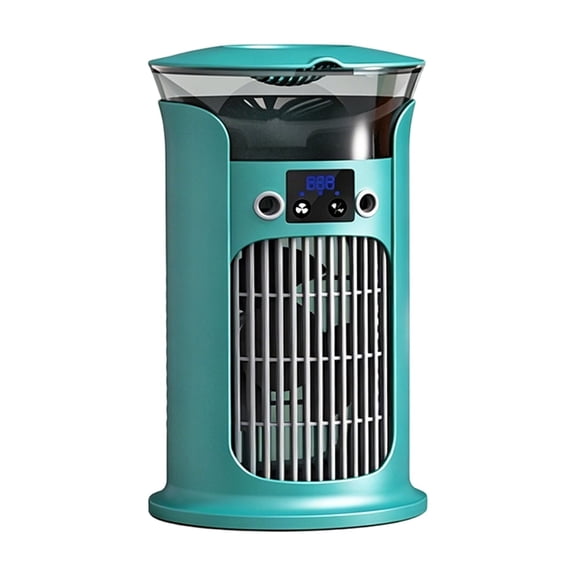 Air Cooler Portable Green Evaporative Humidifying Unit Personal Swamp Cooler for Bedroom Dorm Office Desktop Small Space Personal Cooling Device