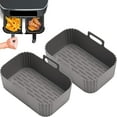 thumbnail image 1 of Accessoires pour Friteuse à Air Chaud Four Micro-Ondes (2 x Gris), 1 of 5