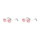 thumbnail image 2 of Gafas de sol Minnieouse Steampunk retro metal con lentes polarizadas pequeñas redondas oro rosa claro 2Conjunto, 2 of 6