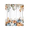 thumbnail image 2 of Fall Shower Curtain with Autumn Leaf Pattern, Waterproof Bathroom Panel with Rust Resistant Holes, Fall Decor Home Accent for Bath Stall Tub, 2 of 6