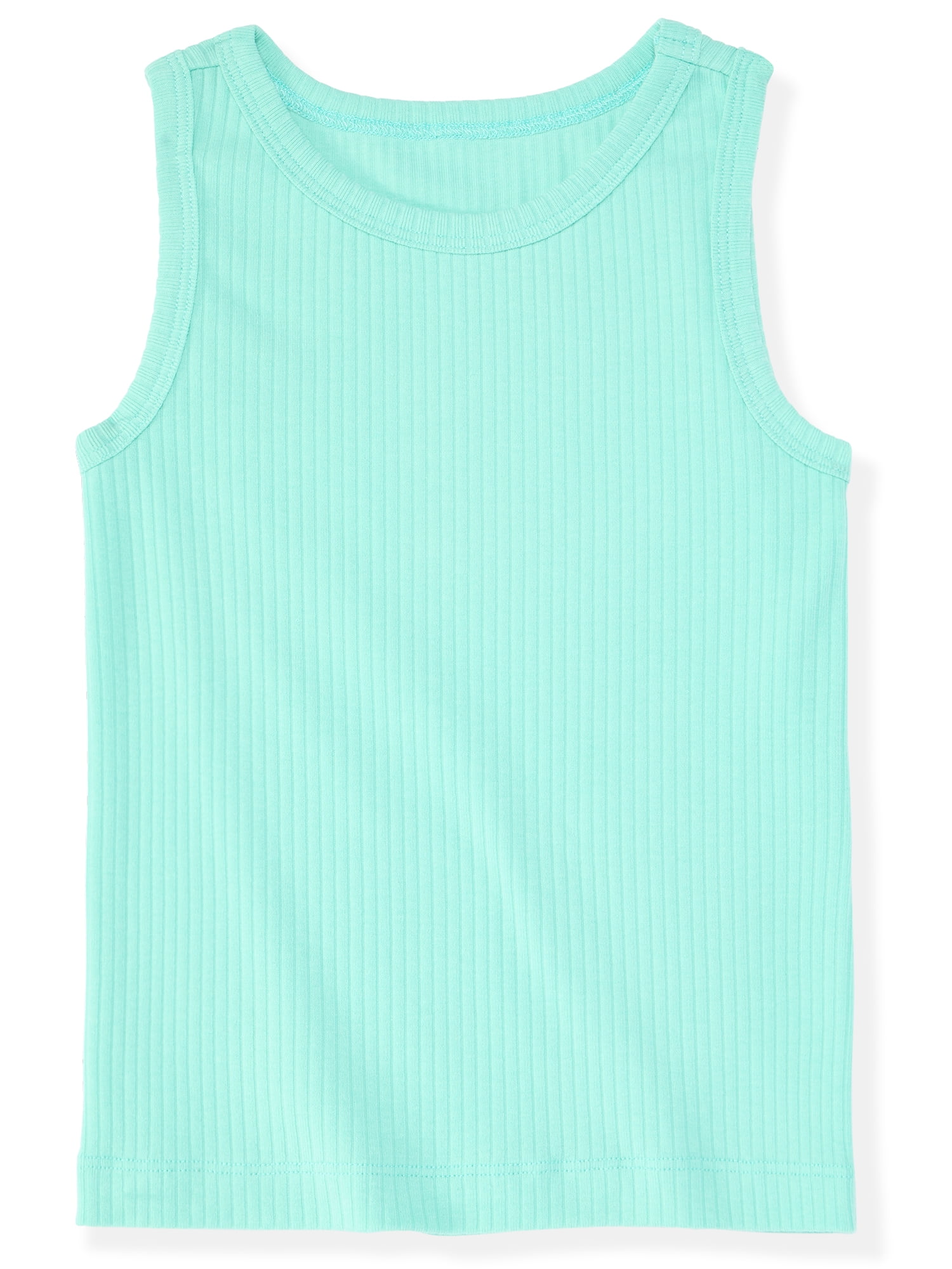 Garanimals Newborn, Baby & Toddler Girl Cotton Graphic Tank Tops, 4-Pack, Sizes 0-6T