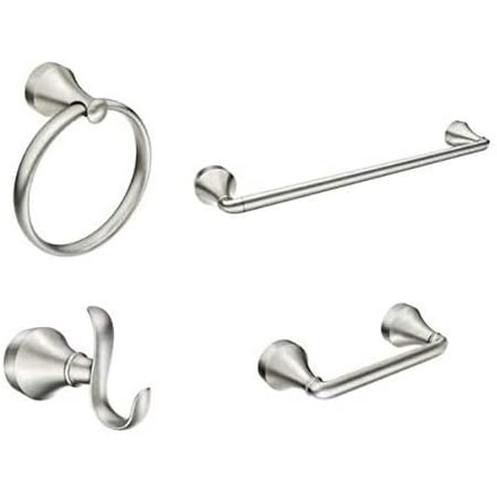 Moen Wellton 4-piece Bath Hardware Set